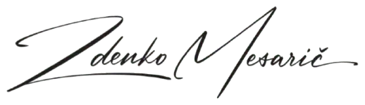 Zdenko Mesarič’s signature